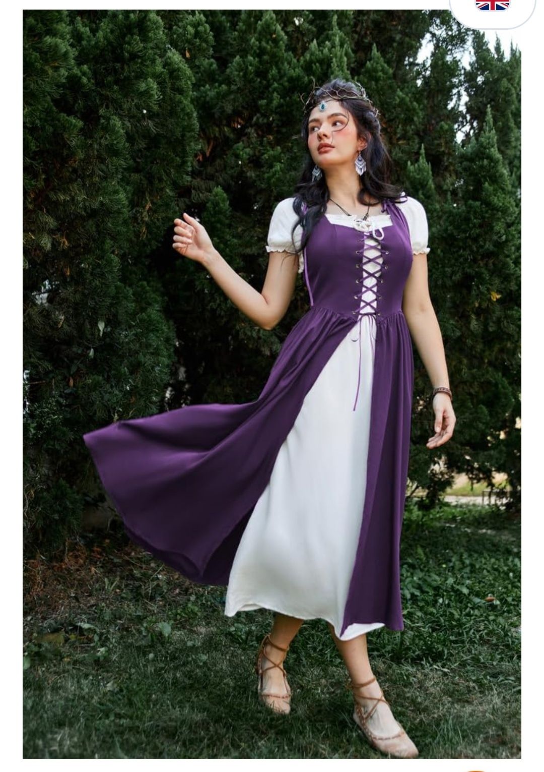 XL. SZkarłatna ciemność Gothic Steampunk kostium pirata Cosplay Hallow
