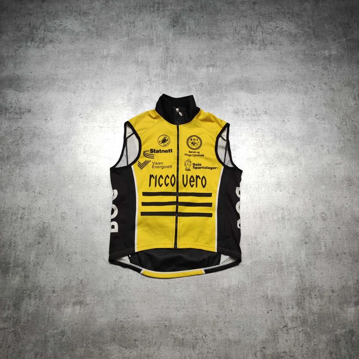 MĘSKA Kamizelka Rowerowa Sportowa Bike Castelli Ricco Vero BOC Retro