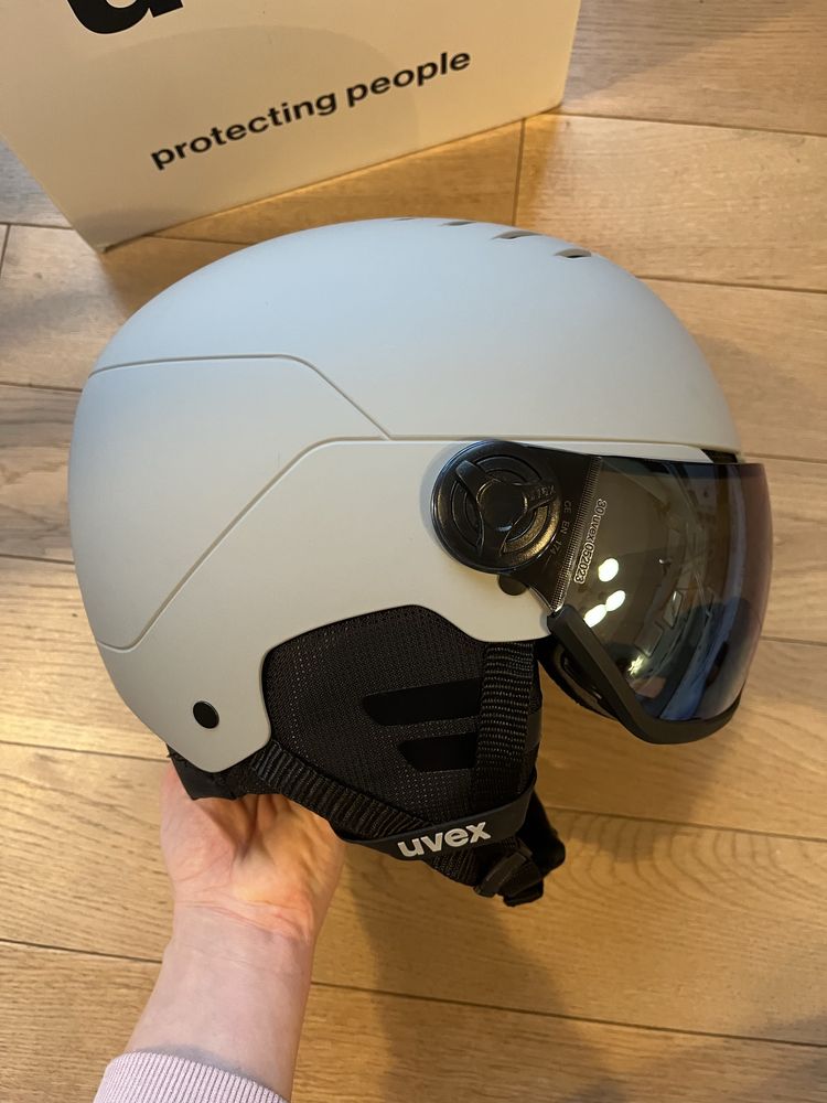 Kask narciarski/snowboardowy Uvex Wanted Visor 54-58 Rhino Mat