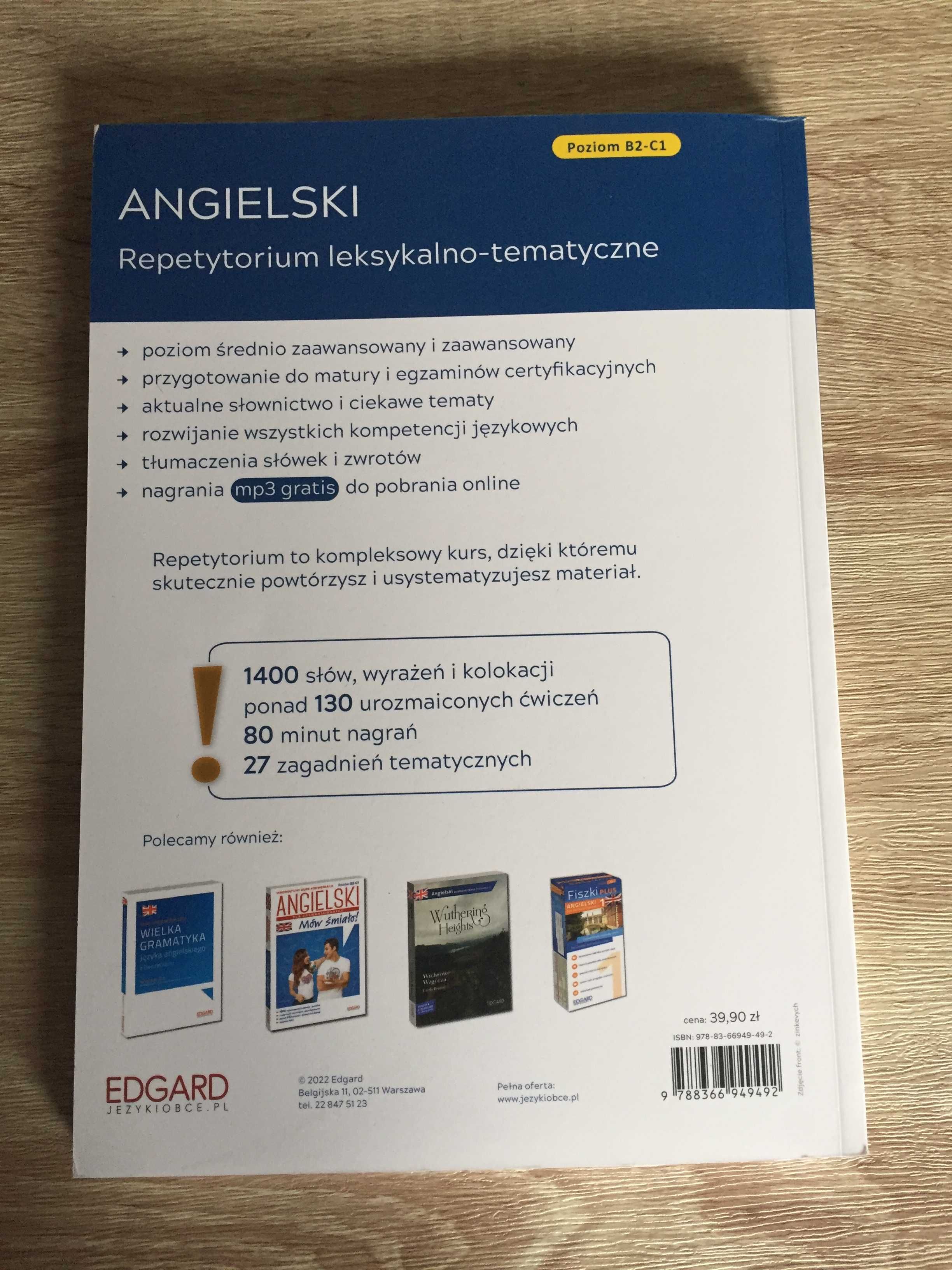 Angielski Repetytorium leksykalno-tematyczne B2-C1