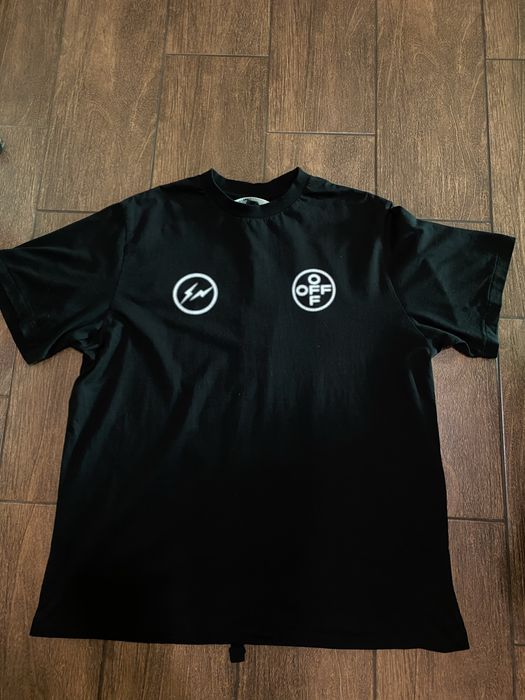 Футбалка VIRGIL Off White и дизайном фрагментов