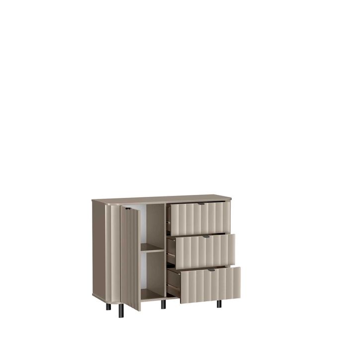 Komoda jednodrzwiowa LEVADO z trzema szufladami