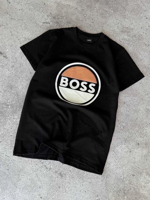 Футболка BOSS Black premium з qr-code та бірками i57/7437
