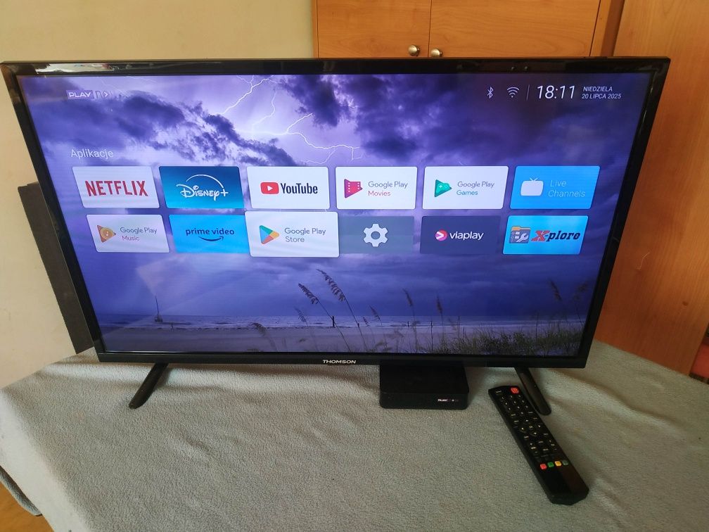 TV 32" Thomson + Smart Tv dekoder WIFI Android Netflix YouTube