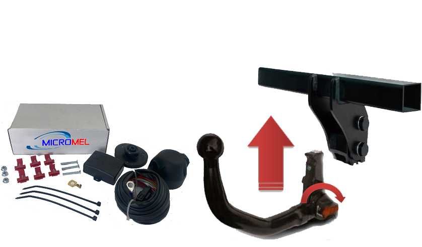 WYPINANY HAK Holowniczy + moduł 7 pin do Hyundai i20 od 2020