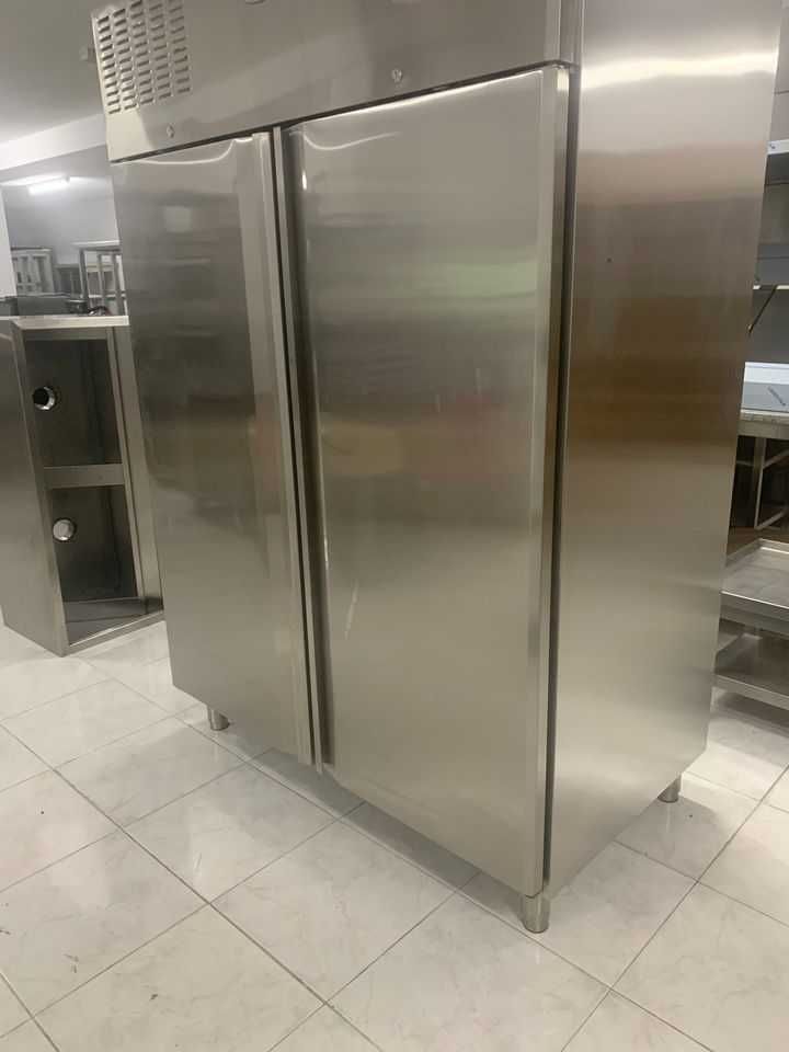 Armário frigorifico congelação em aço inox 2 portas - Usado