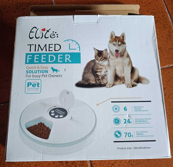 Alimentador automático/temporizado para animais