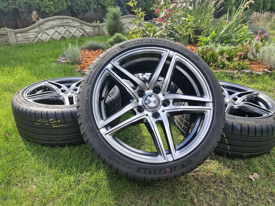 Koła letnie BMW 3 E46 E90 18" 5x120 Borbet XRT Chrom Shadow 225/40