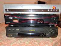 Leitor e gravador de VHS e DVD