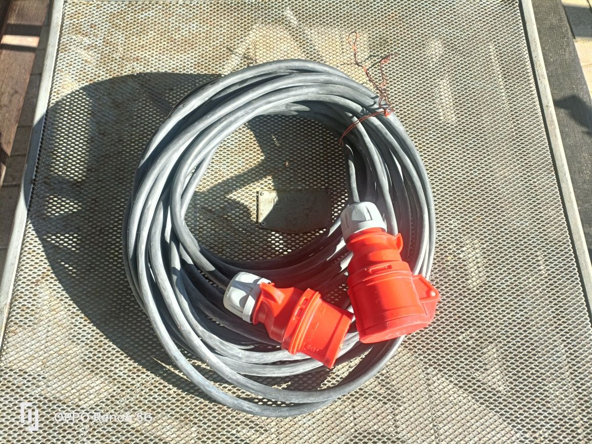 Elastyczny kabel silowy odcinek kabla to 20mb. 16A. 5x1,5mm2