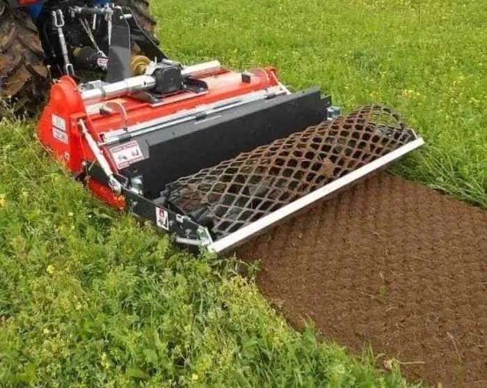 Glebogryzarka separacyjna, usługi ogrodnicze, maszynowy wysiew trawy