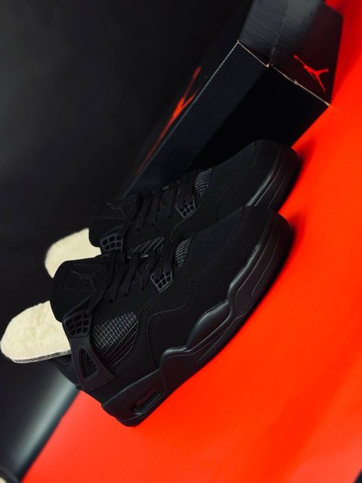 Стильные мужские кроссовки Nike Air Jordan Aura 4 Black размеры 35-46