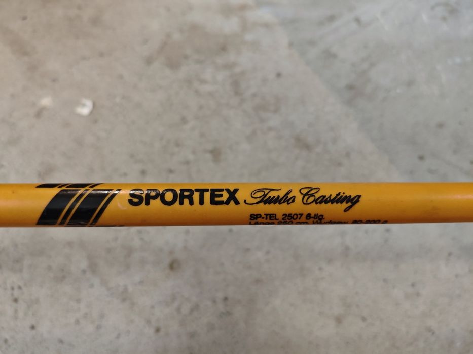 Bialy kruk zestaw wedka sportex kolowrotek ryobi 3.5