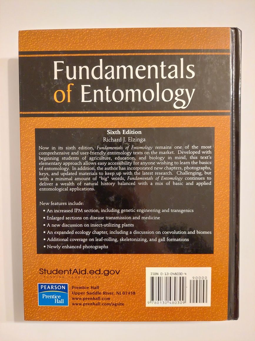 Książka Fundamentals of entomology