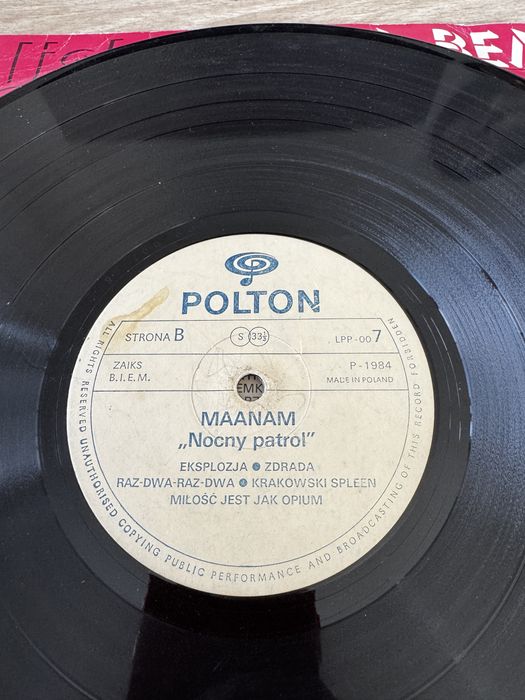 Płyta winylowa Maanam Nocny Patrol