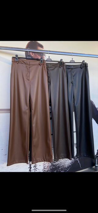 Штани з екошкіри