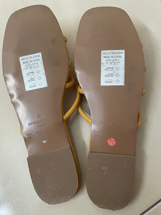 Sapato raso mostarda