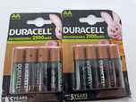 8 sz Duracell AA HR6 2500 mAh akumulatorki Ni-MH
