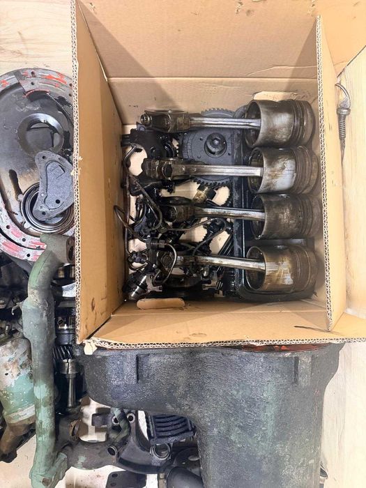 Części silnik OM314 Mercedes Unimog MB TRAC wał tłoki głowica kolektor