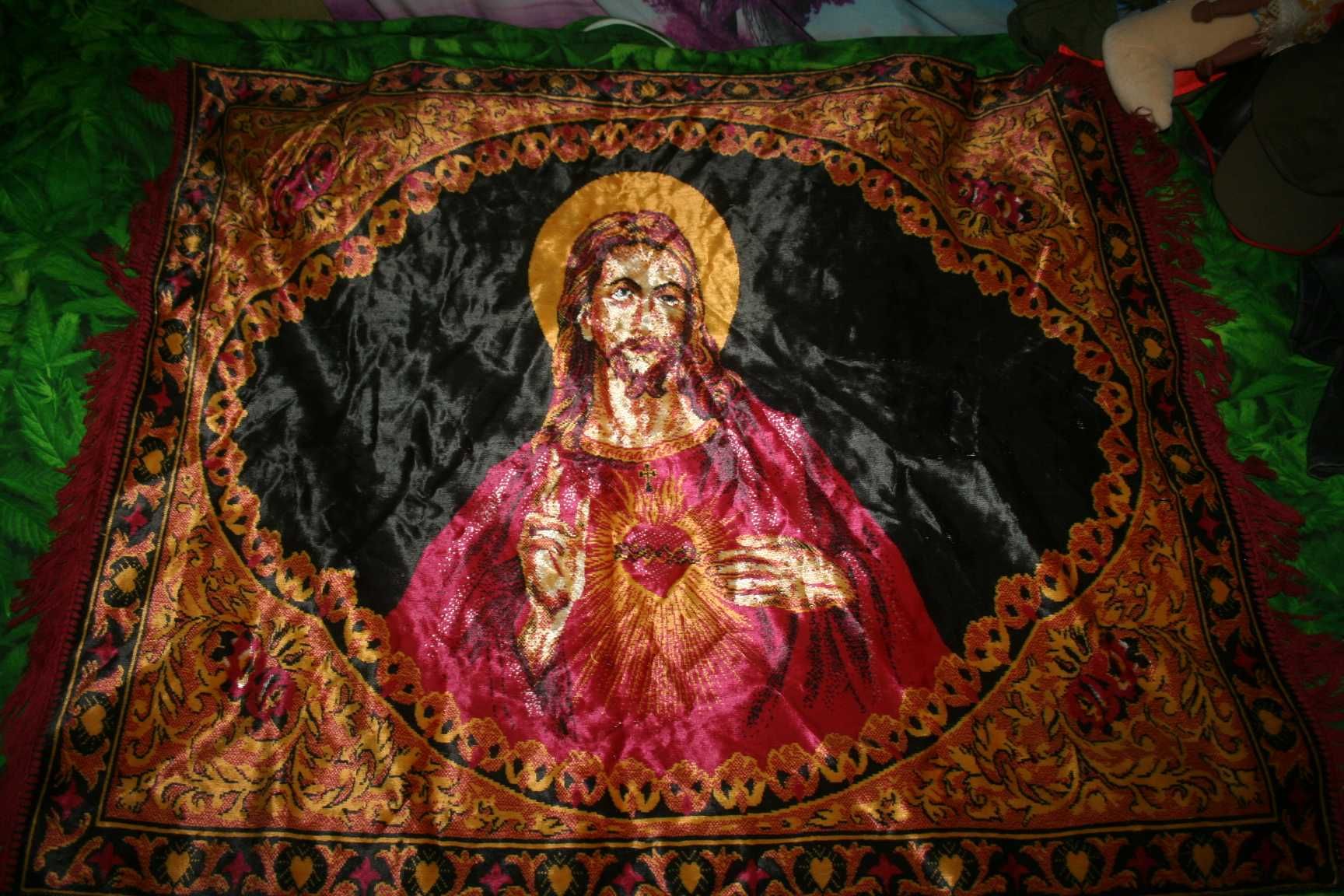 Kilim , makatka, dywan na ścianę Serce Pana Jezusa Runotex, 2 sztuki
