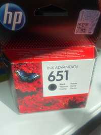 Tusz ink advantage 651 black lub tricolor hp