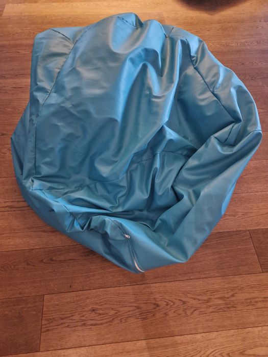 Turkusowa pufa Bean bag