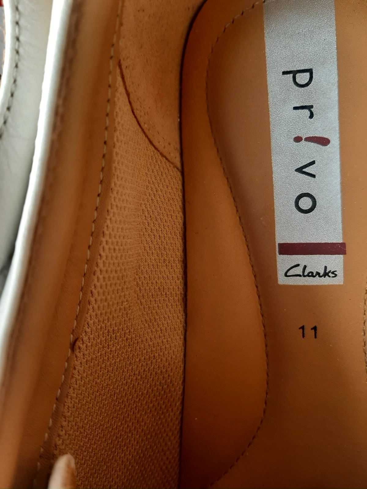 Кросівки, мокасини чоловічі, 100% натуральна шкіра, НОВІ CLARKS.