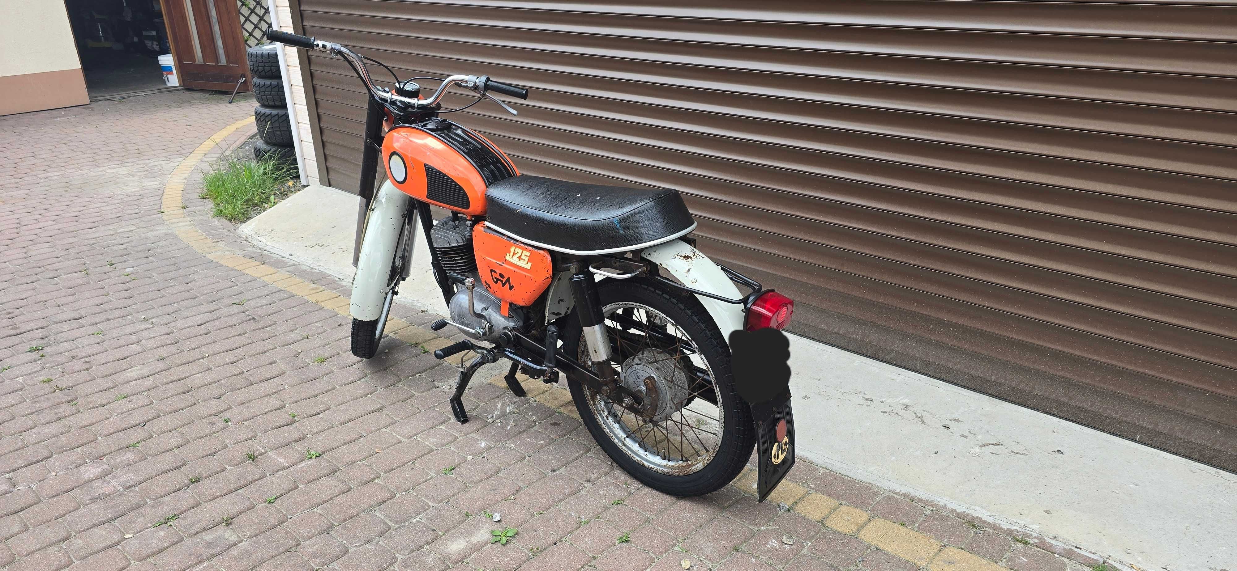 Motocykl WSK 125 GIL ! 1976r ! Zarejestrowana ! Pełen Oryginał!Zobacz!