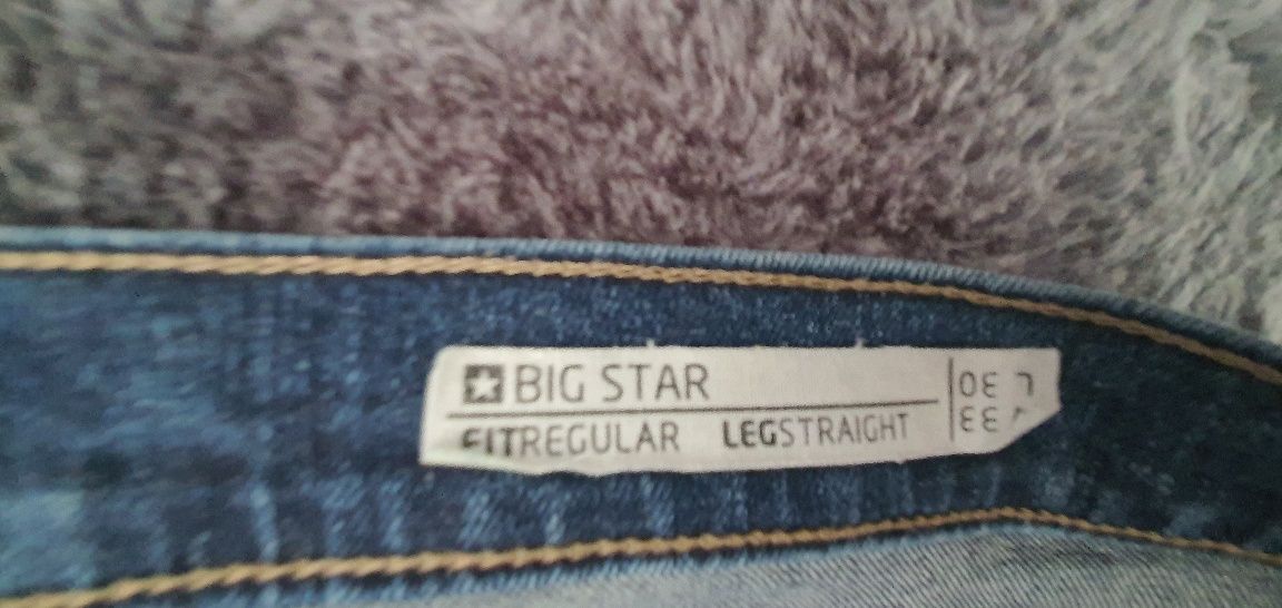 Spodnie męskie dżins Mustang i Big Star