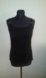 Czarny Top Koszulka na Ramiączkach - Blacky Dress Rozmiar M