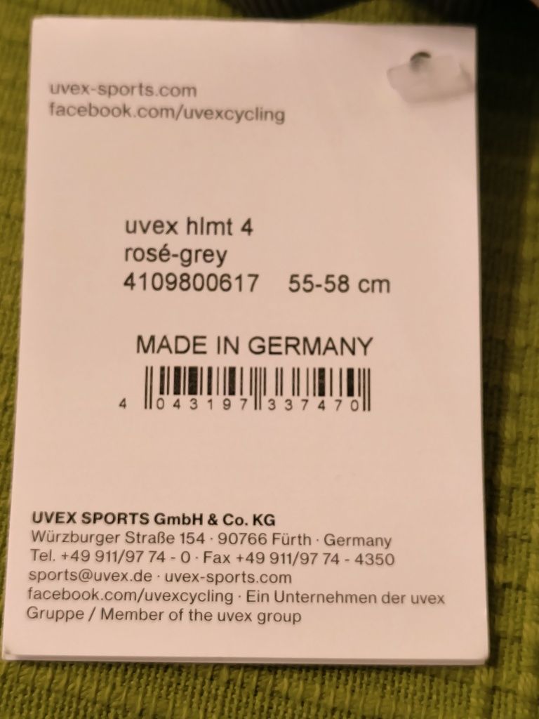 Nowy kask rowerowy Uvex Hlmt 4 różowy 55-58 cm
