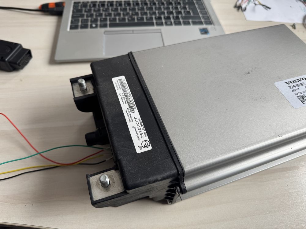 Volvo naprawa odblokowanie baterii MVBM 48V crash reset MILD HYBRI