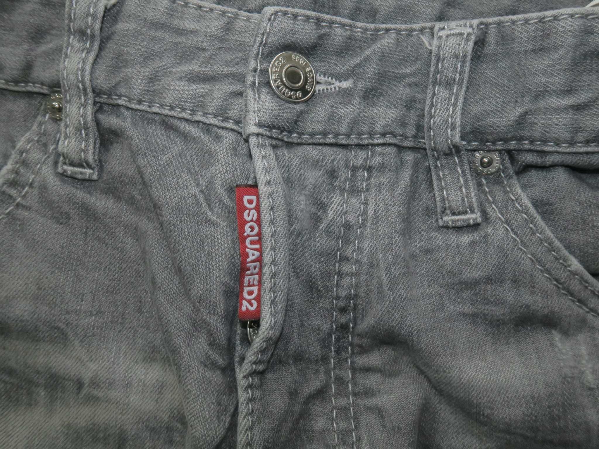 Dsquared2 spodnie jeansy skinny XS