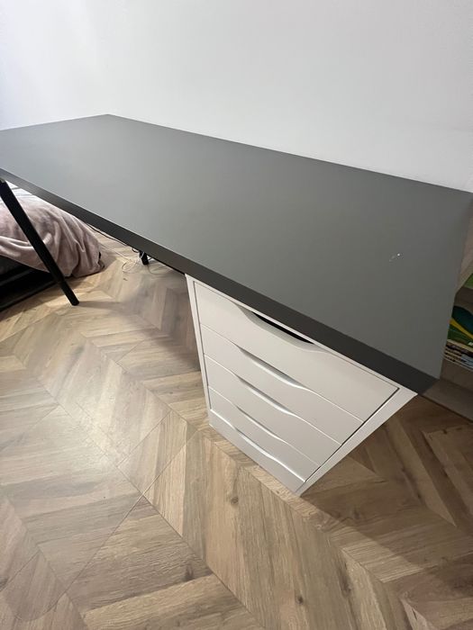 Biurko ikea + szafka