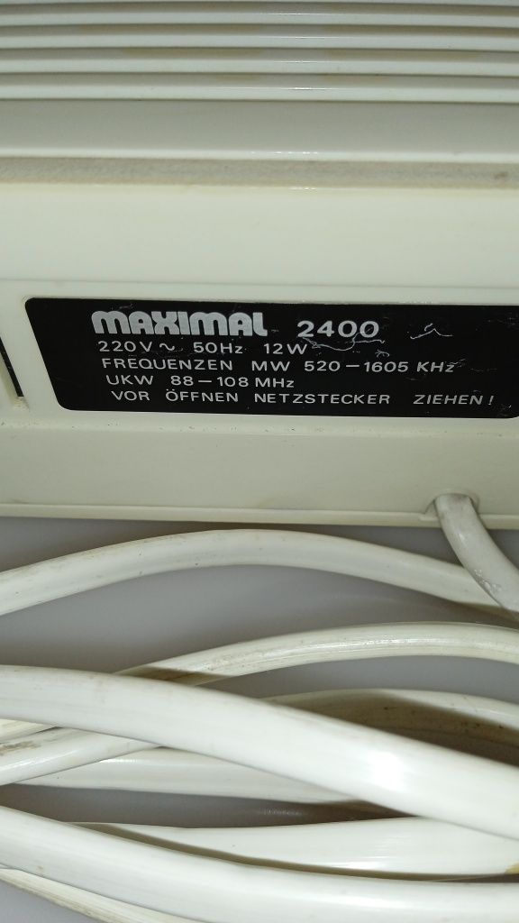 Rádio Despertador Vintage Maximal 2400