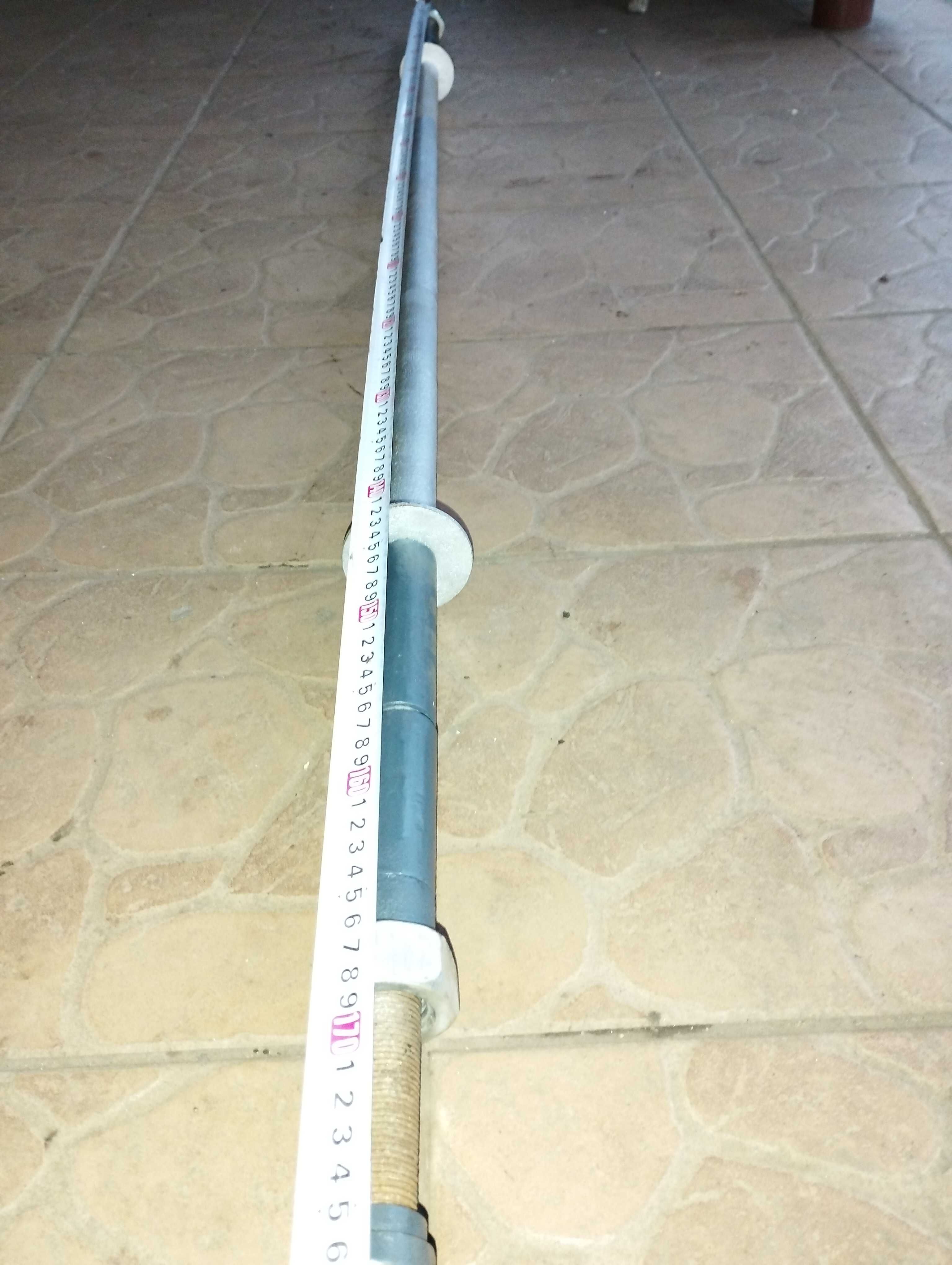 Sztanga prosta 10 kg 175 cm , 30 mm , na talerze podtoczenie na 25 mm