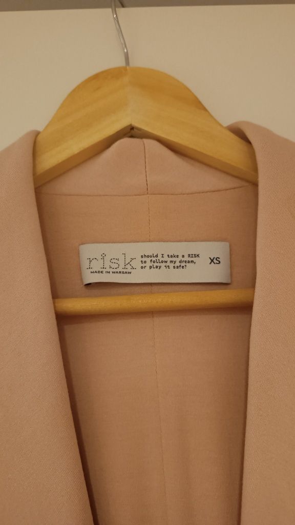 RISK made in warsaw Płaszcz Upper East Coat pink
