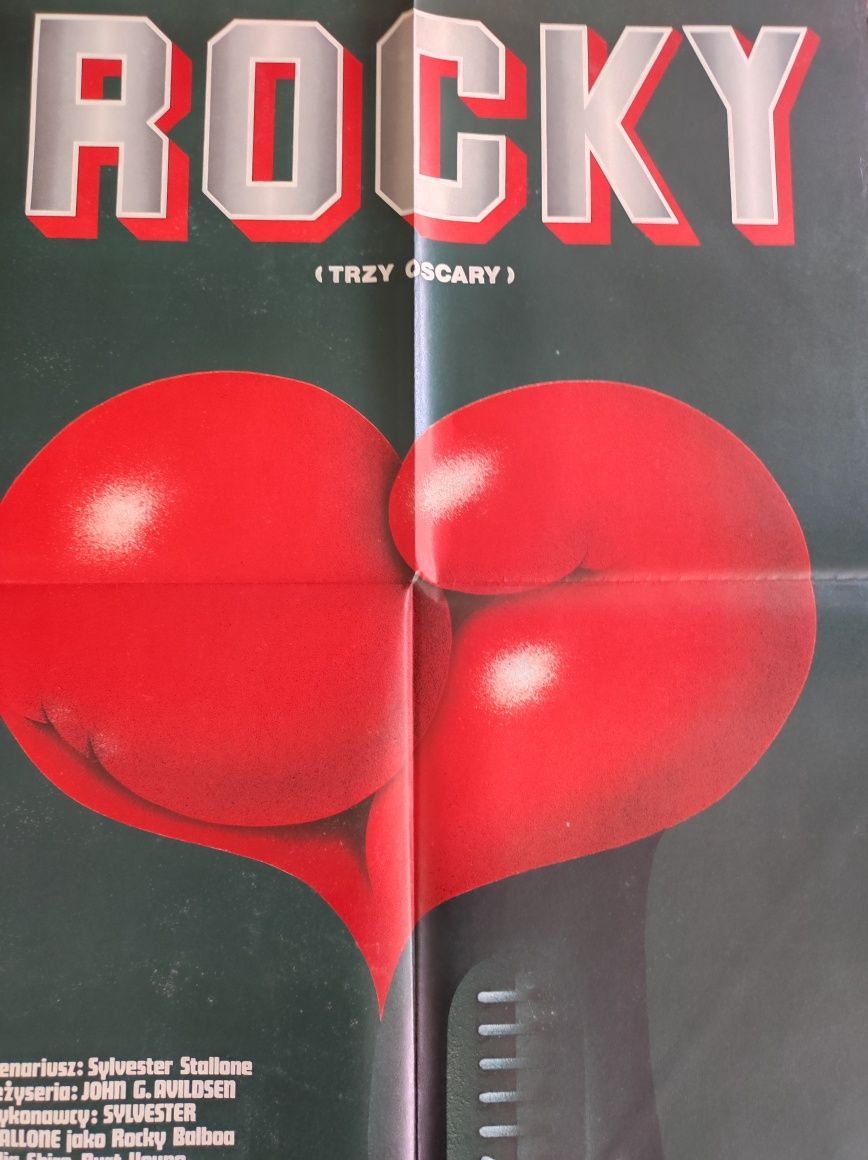 Plakat kinowy Rocky oryginał Lutczyn 78r.