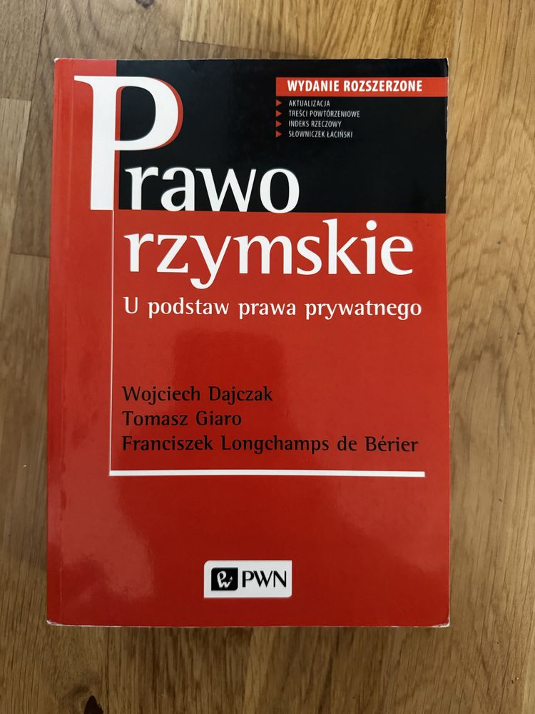 Prawo rzymskie u podstaw prawa prywatnego wydanie 3 - Dajczak, Giaro