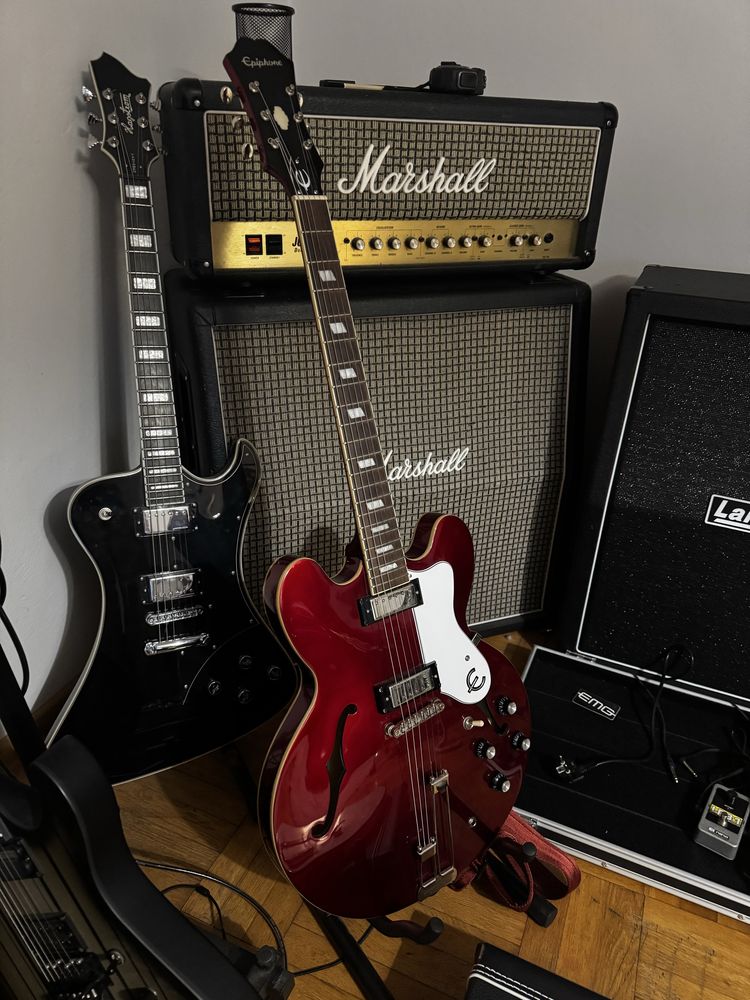 Epiphone riviera es335 casino sheraton semi hollow body gitara