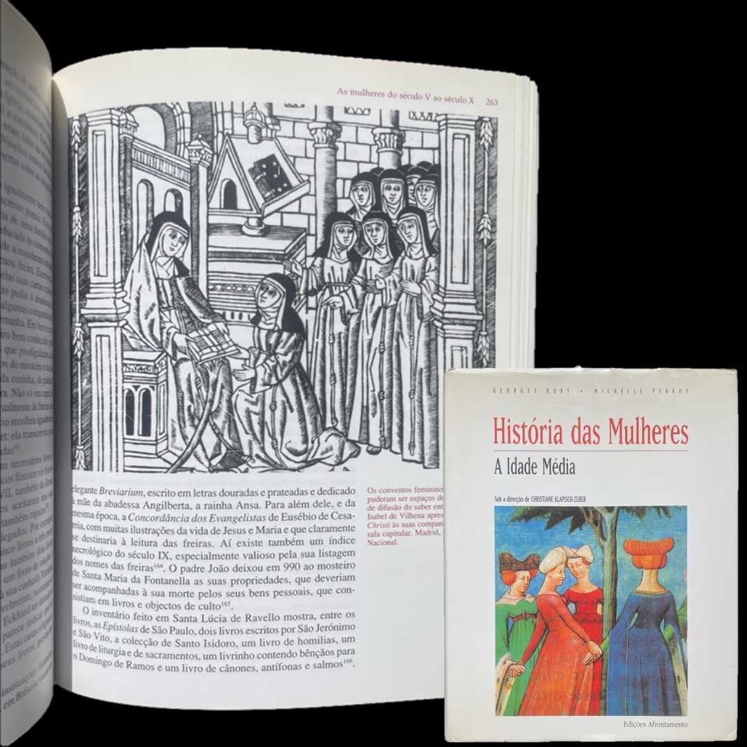 História das Mulheres (5 Vols.), de Georges Duby e Michele Pierrot