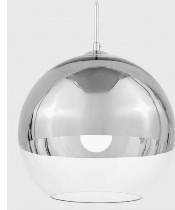 Lampa sufitowa kula półchrom Ikea 2 szt