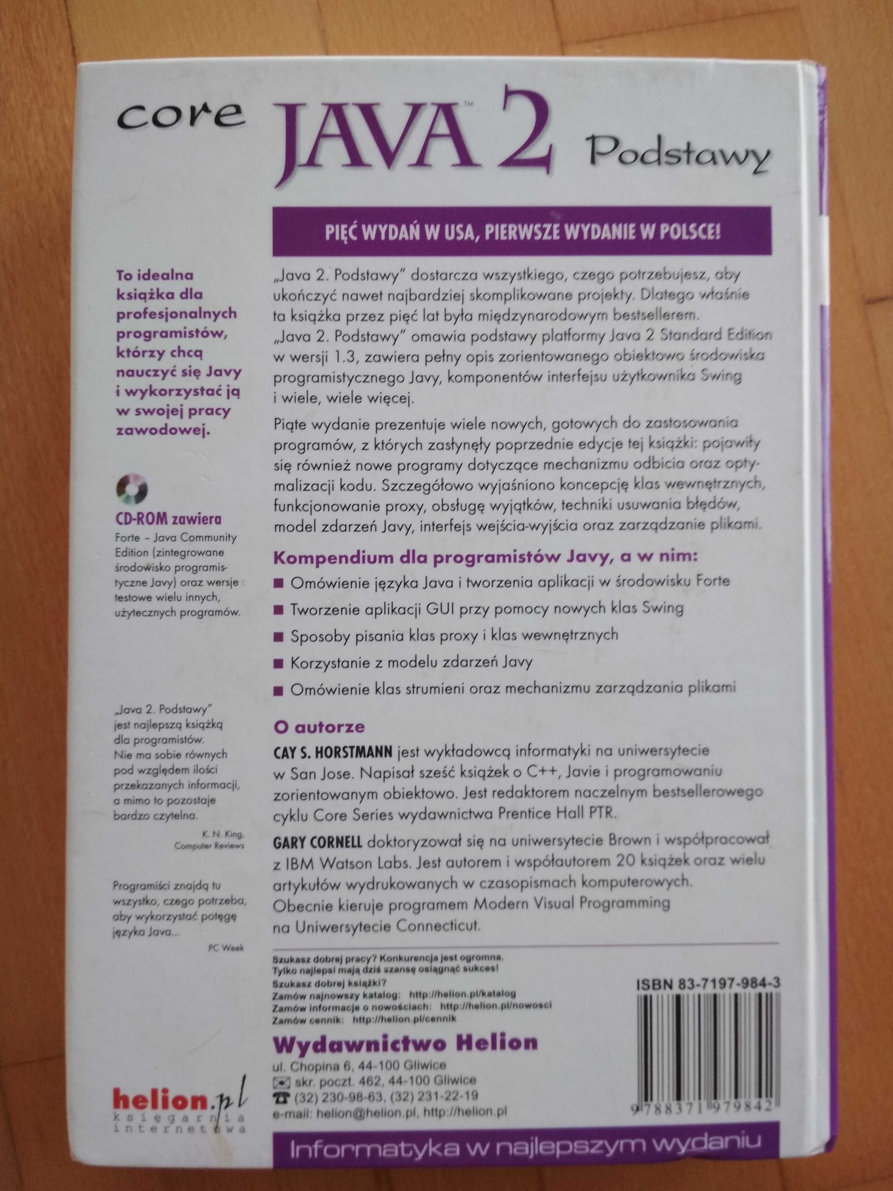 Java 2 Podstawy - Cay S. Horstmann Gary Cornell