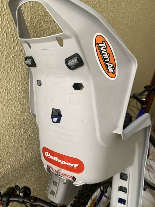 cadeira de segurança para criança em bicicleta polisport