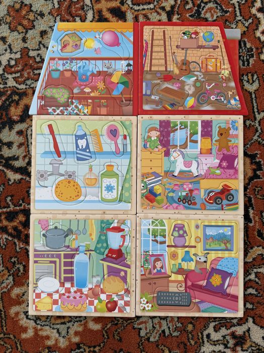 Настільна гра дитячий будинок монтессорі headu