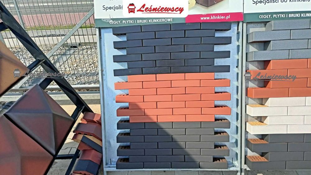 Cegła klinkierowa pełna antracyt wysyłka kurierem