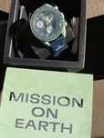 Omega x Swatch MoonSwatch SO33G100 Earth - Biały neon i czarne detale