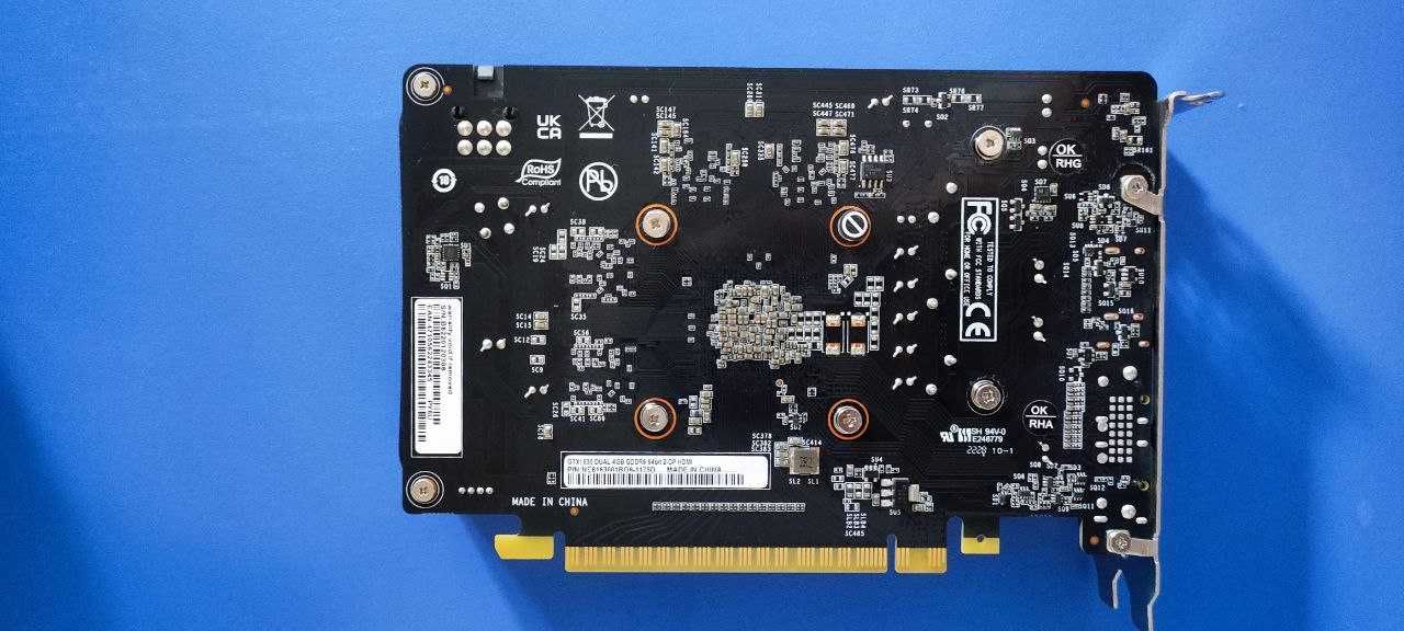 Відеокарта GeForce GTX 1630 Dual 4096MB GDDR6, не була в користуванні