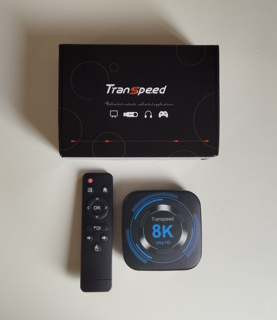 NOWY Smart TV BOX Transpeed / android 4 GB RAM