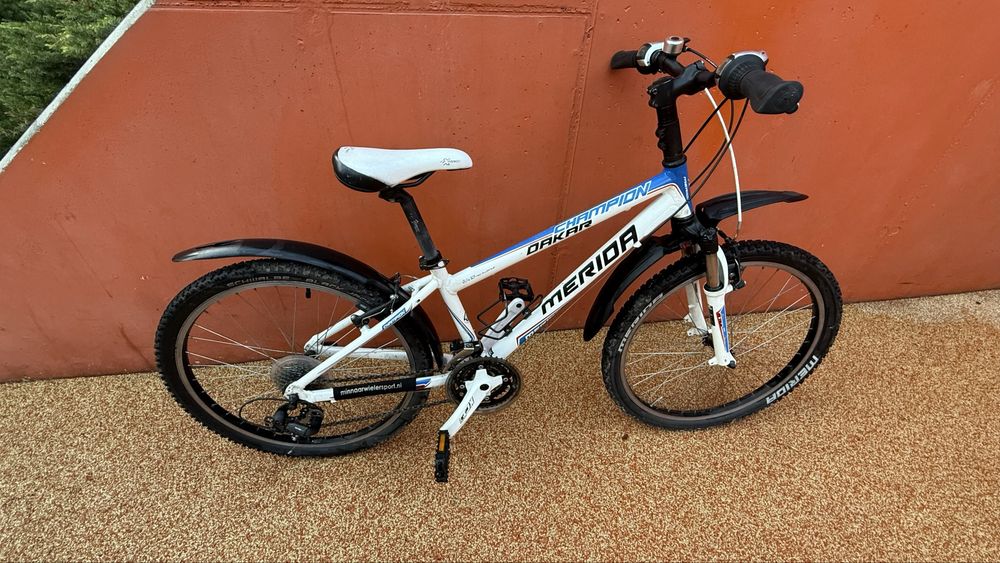 Rower Merida Dakar 13”, 33 cm. Osprzęt Shimano.